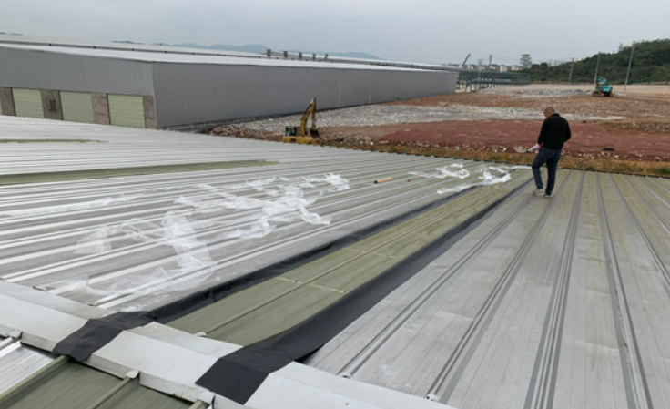 硚口厂房屋面防水维修案例